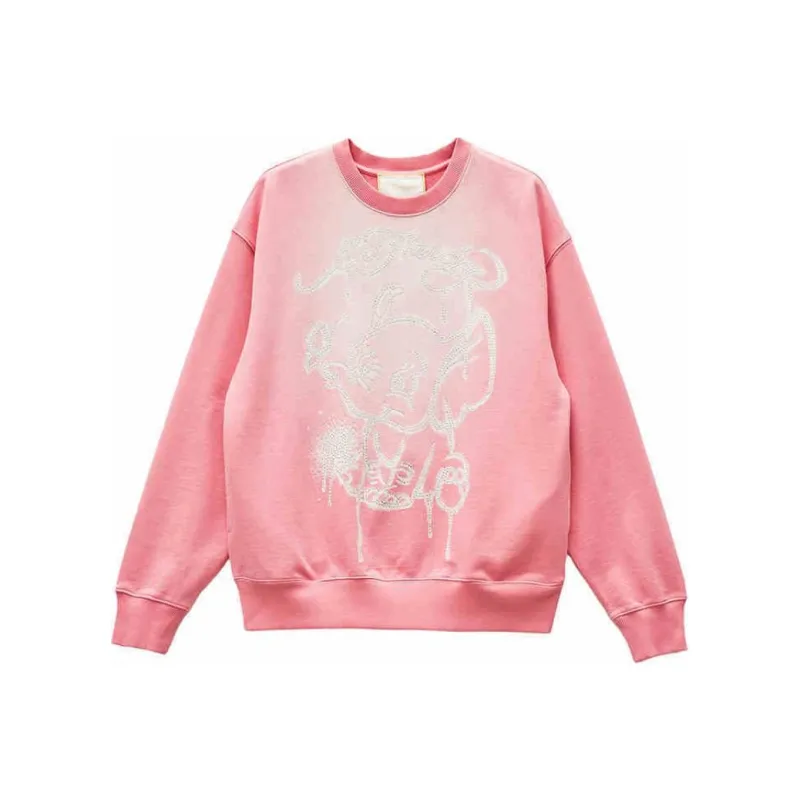 Ed Hardy Sweatshirt Women's Cherry Blossom Pink-0