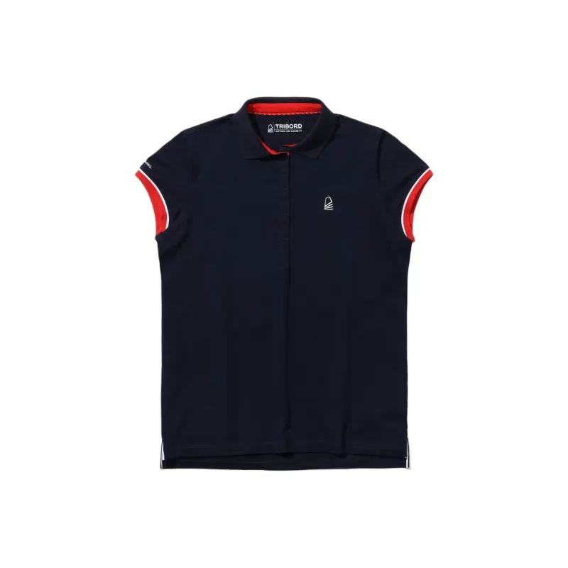 DECATHLON 100 Series Polo Shirt Women's Black-0
