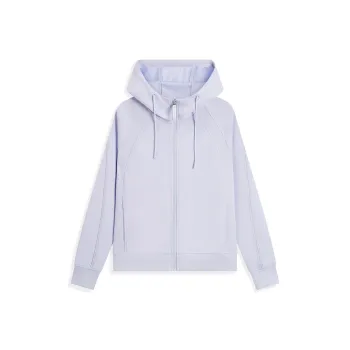 XTEP Fitness Zip Up Jackets & Coats, Fairy Lilac Purple Women's