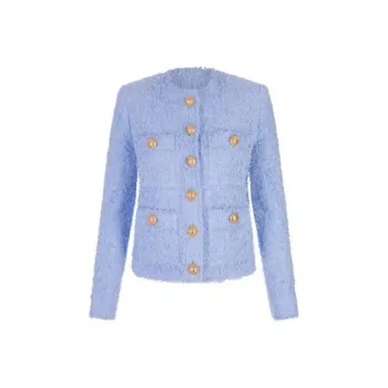 BALMAIN Jackets Women's Blue