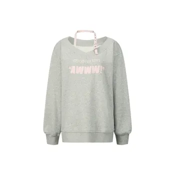 Girly Fancy Club Sweatshirt Women's Gray