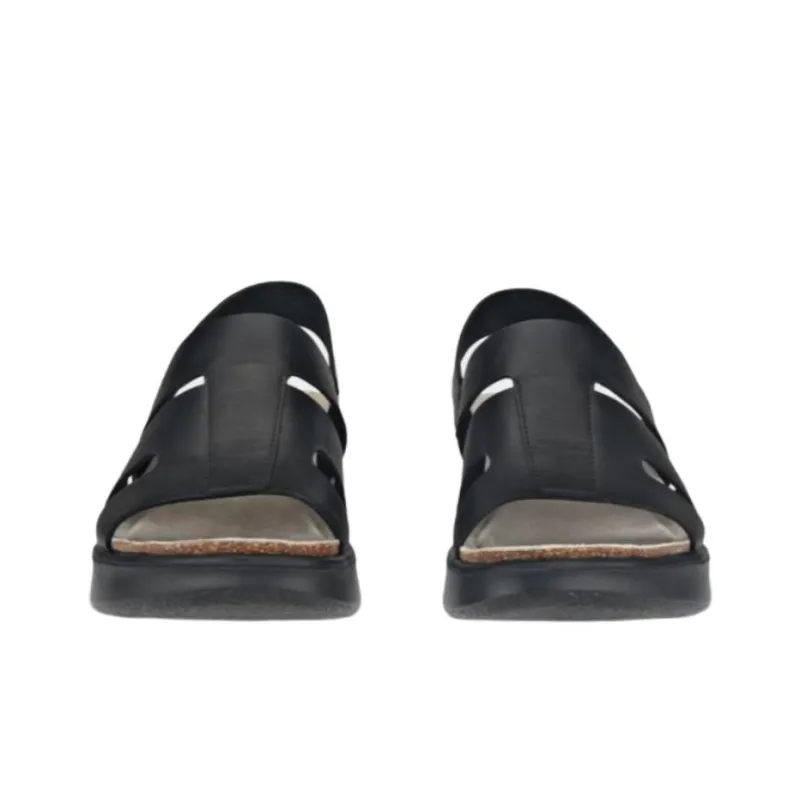 Ecco Flowt One Strap Sandals 3cm Women's Black-4