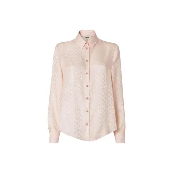 FENDI Monogrammed Long Sleeved Shirt
