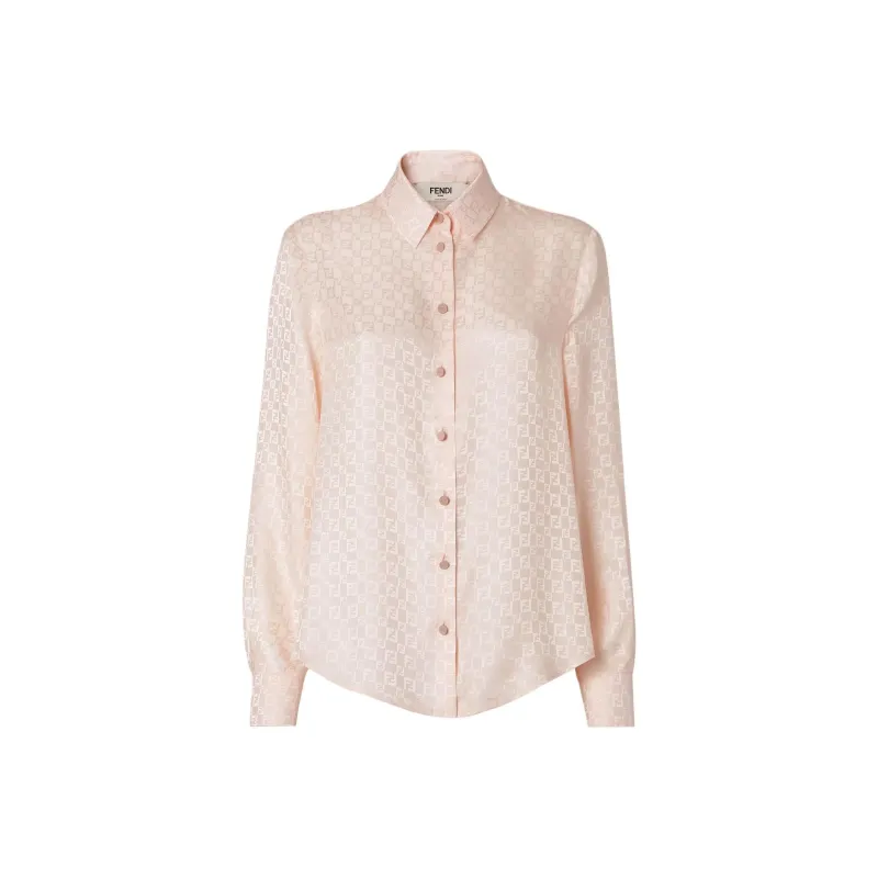 FENDI Monogrammed Long Sleeved Shirt-0