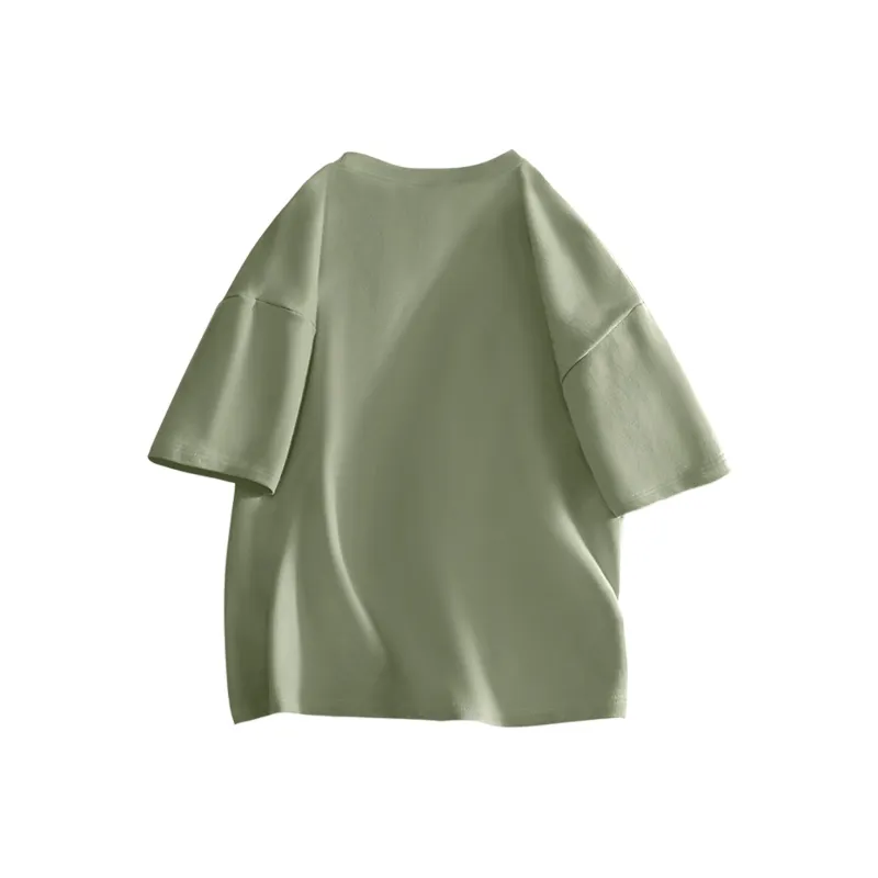 Tonlion Drop Shoulder Sleeve T Shirt Women's-9