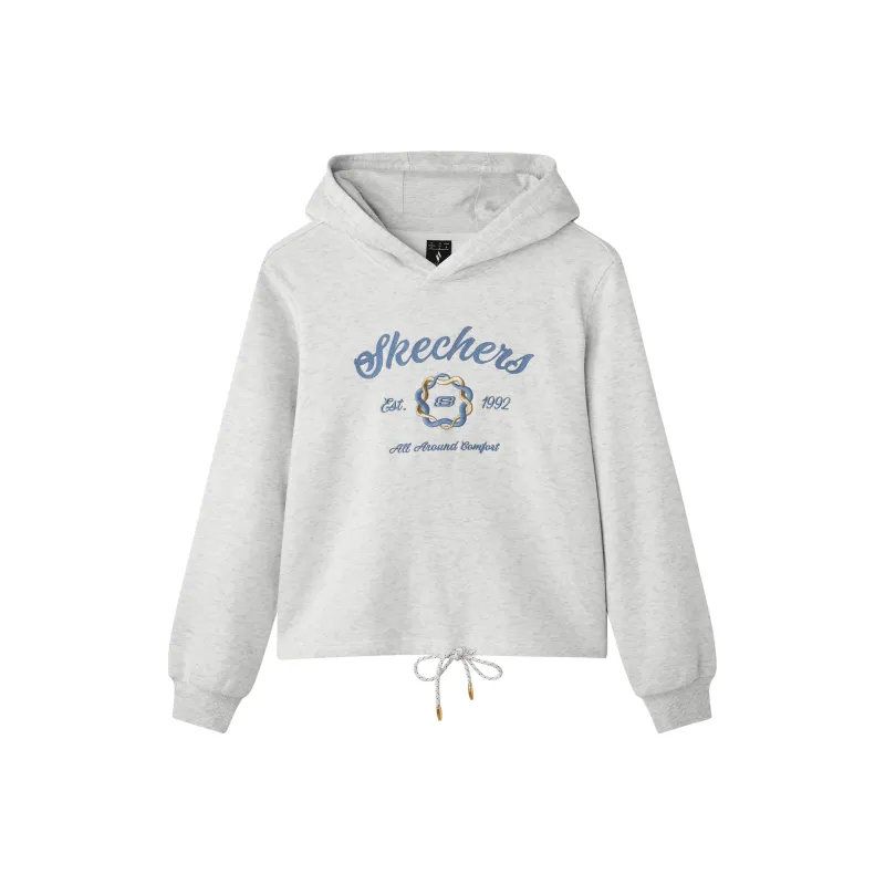 Skechers New Year Collection Sports Lifestyle Collection Sweatshirt Women's Light Heather Gray-0