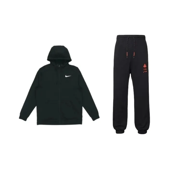 Nike Dry Mnk Hoodie Fzflc Casual Sportswear Unisex Black-0