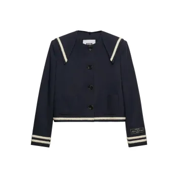 MSGM Contrasting trim Jacket