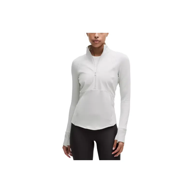 Lululemon Cold Weather Running Sweatshirt Women's White-0
