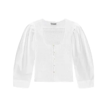 GANNI Organic Cotton poplin Blouse