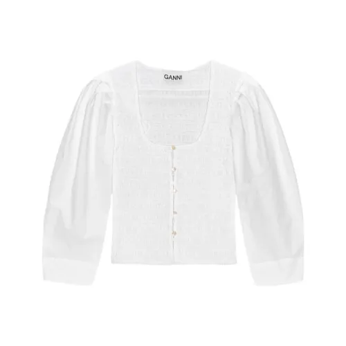 GANNI Organic Cotton poplin Blouse