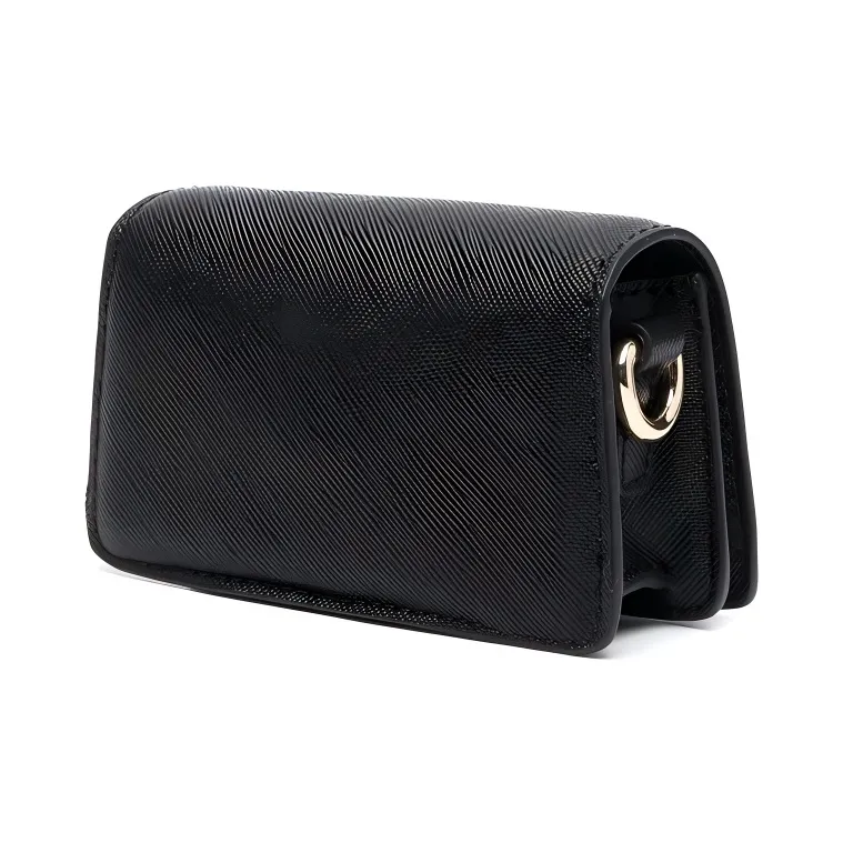 VERSACE JEANS COUTURE Polyester Crossbody Bag Shoulder Bag Women's Black-1