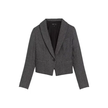 Agnes B. FW24 Jackets Coats Women's Gray