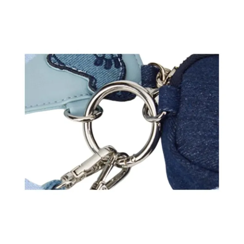 Disney Artificial Leather Storage Bag Coin Purse Card Holder Unisex Blue-8