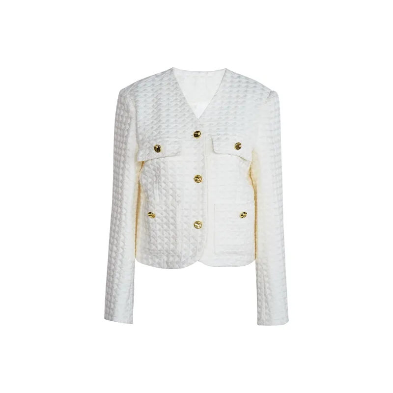 ROEYSHOUSE Jackets Coats Women's Beige-0