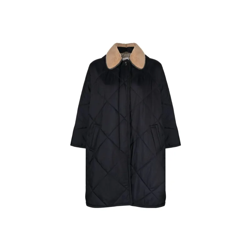 Brunello Cucinelli Wide Sleeved Drawstring Quilted Coat-4