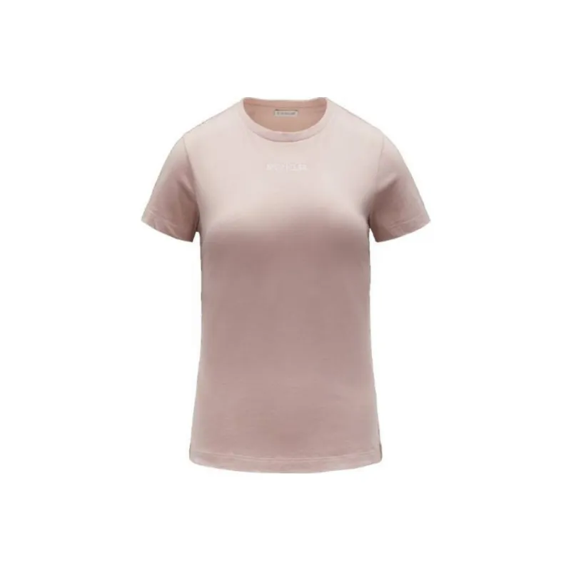 Moncler T Shirts Women's Pink-0