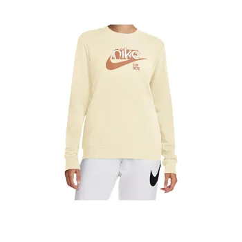 Nike Swoosh 'Coconut Milk/Amber Brown/White' Sweatshirt