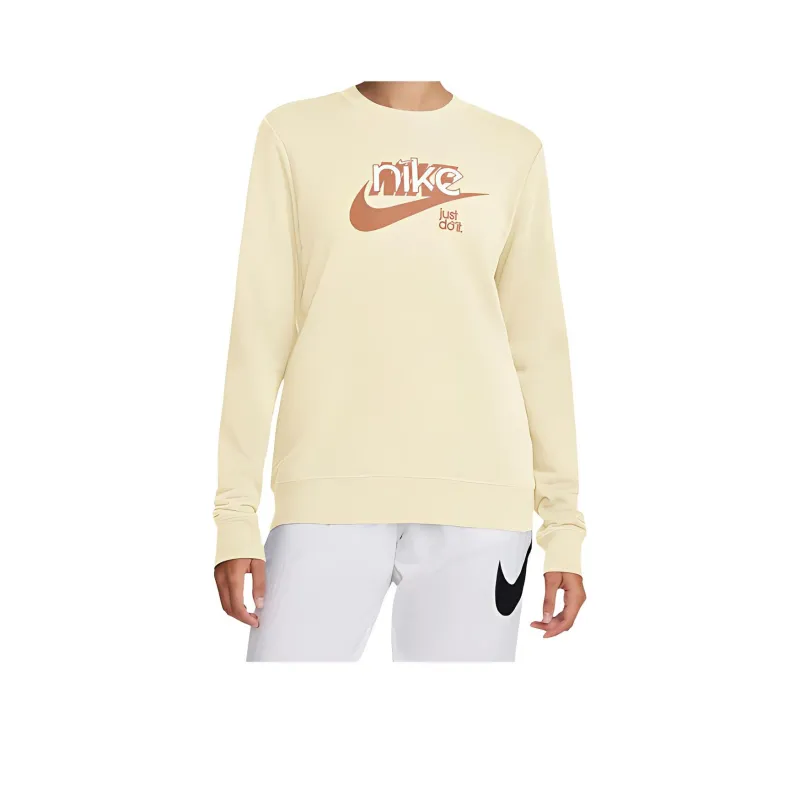 Nike Swoosh 'Coconut Milk/Amber Brown/White' Sweatshirt-0
