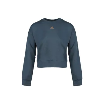 Adidas W U 4 U CREW Sweatshirt Women's Gray Blue