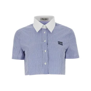 MIU MIU SS24 Shirt Women's Blue