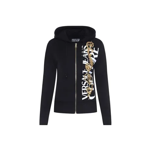 VERSACE JEANS Jackets Coats Women's Black