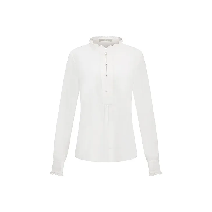 RARE Long Sleeved Shirts Women's White-0