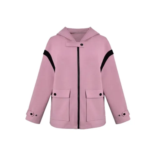 DIFFIE RIEGER Jackets Coats Women's Plum Pink