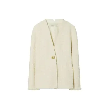 TORY BURCH V neck Tweed Jacket