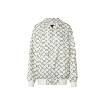 MO&CO Jackets Women's White Base With Letter Floral