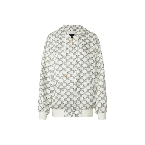 MO&CO Jackets Women's White Base With Letter Floral