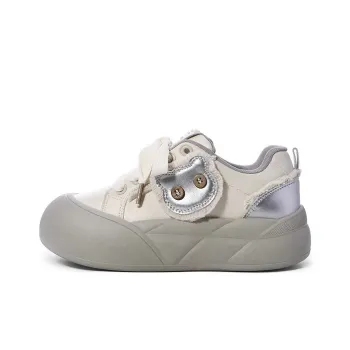 Boldi Kuki Low Top Skateboard Shoes Women's Silver Box