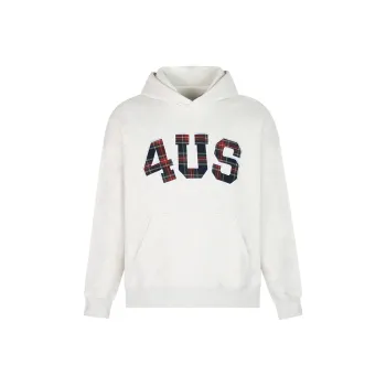 FORUYES Sweatshirt Women's White Gray