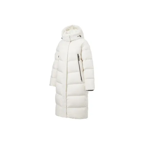 LINING slide Series Down Jackets Women's Champagne White