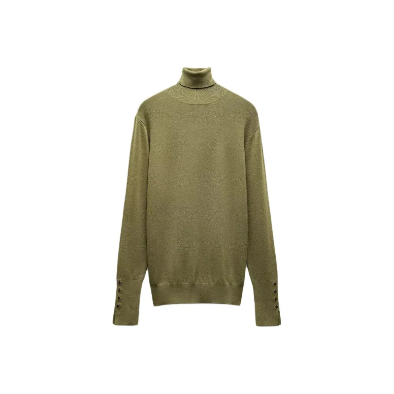 ZARA Knitwear Women's Moss Green-0