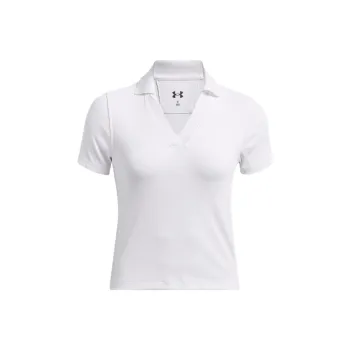 Under Armour FW24 Polo Shirt Women's White Quartz