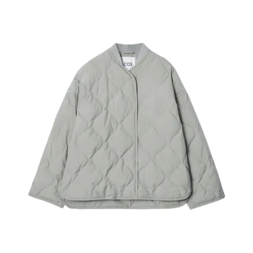 COS Down Jacket Women's Gray Green