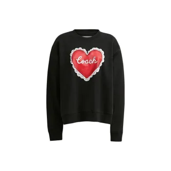 COACH SS24 Sweatshirt Women's Black