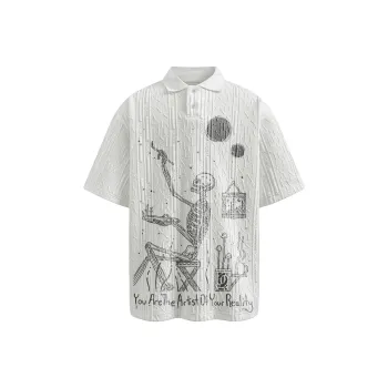 BEAR UNION Polo Shirt Unisex White