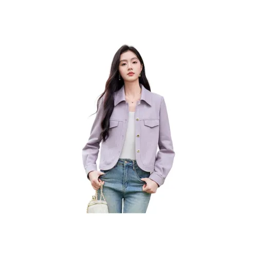 Like The Age Of Water Jackets Coats Women's Purple