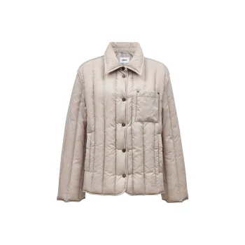 ONLY Down Jacket Women's Trench Coat Sand
