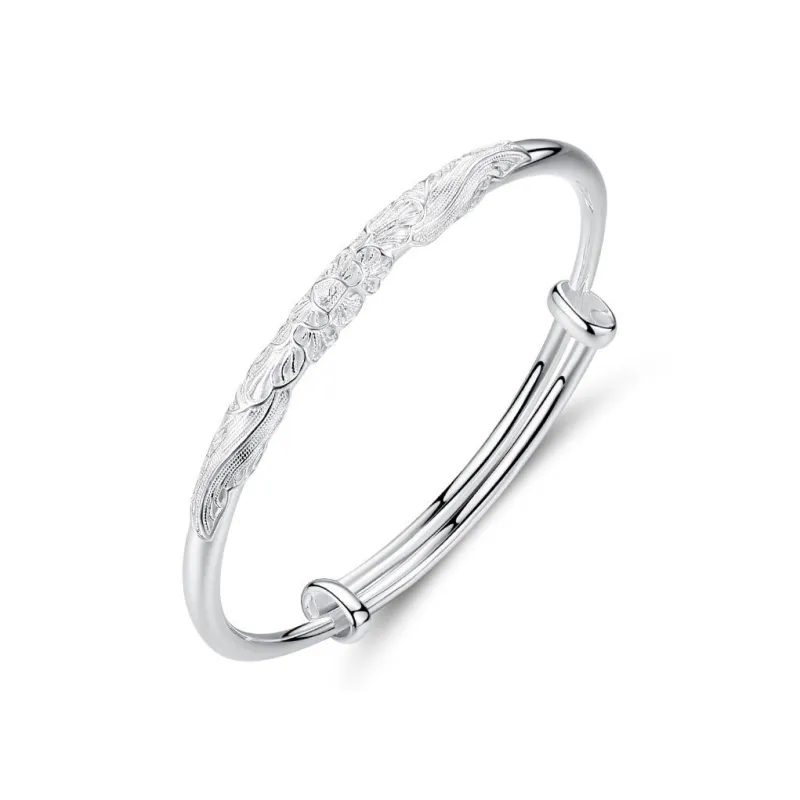 IWE S999 Fine Silver Sterling Silver Bracelets Women's-0