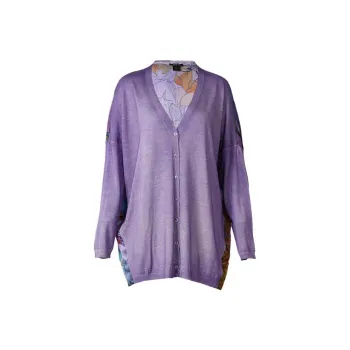 Avant toi Floral-intarsia Cashmere-silk Cardigan