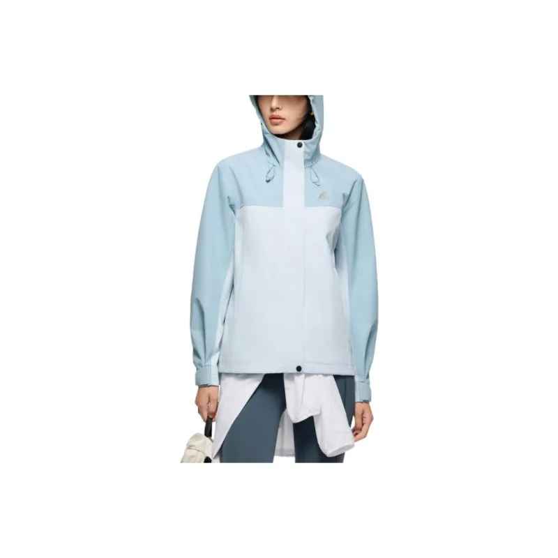 Anta Variety Training Collection Jackets Coats Women's Crab Shell Green/Fantasy Blue-0