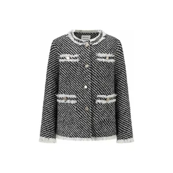Alexia Sandra Jackets Coats Women's Black/White