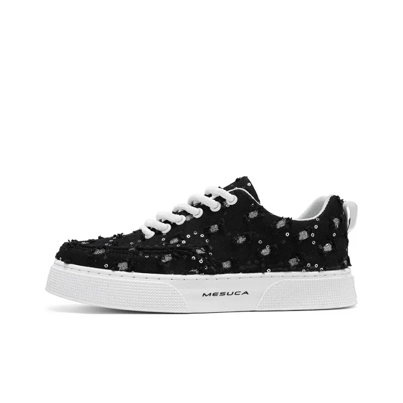MESUCA Canvas Shoes Men Low Top-4