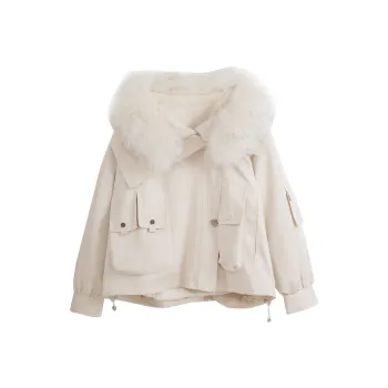 Olrain Jackets Coats Women's Ecru