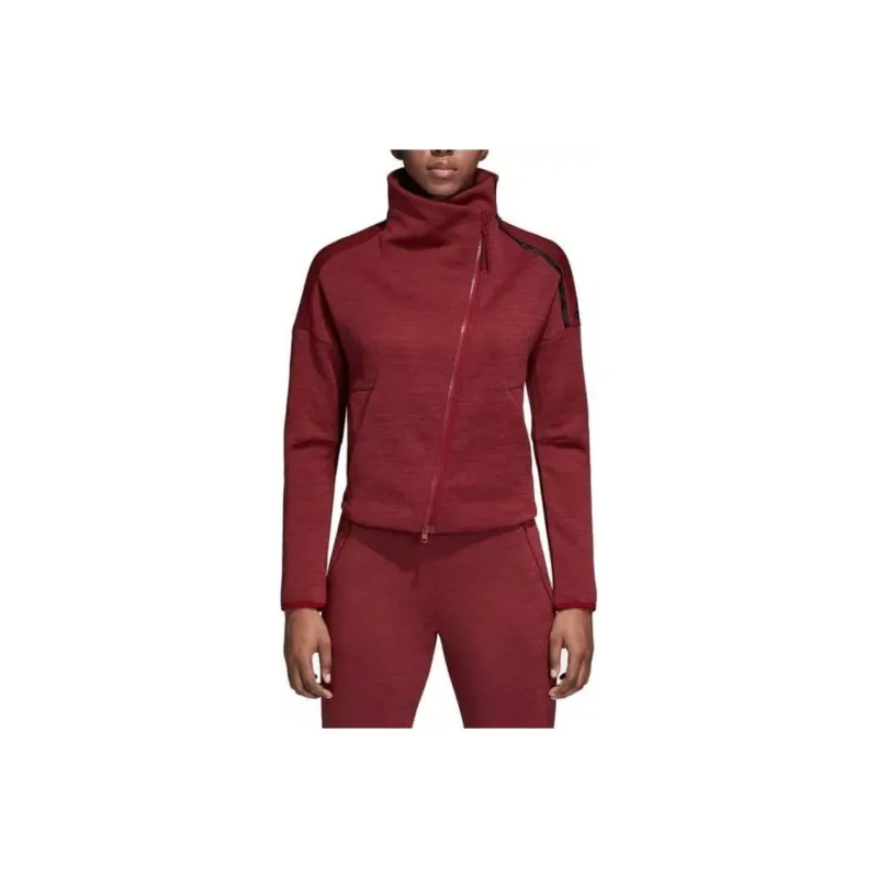 Adidas Sportswear W Zne HTR Jkt Jackets Coats Women's Deep Red-0