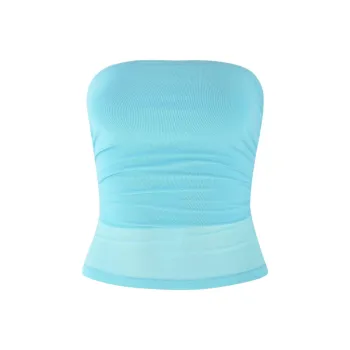Tiger Mist HARRIETT TUBE TOP Strapless Top Women's Blue