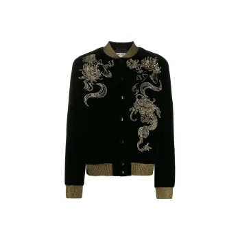 SAINT LAURENT Jacket Women's Black